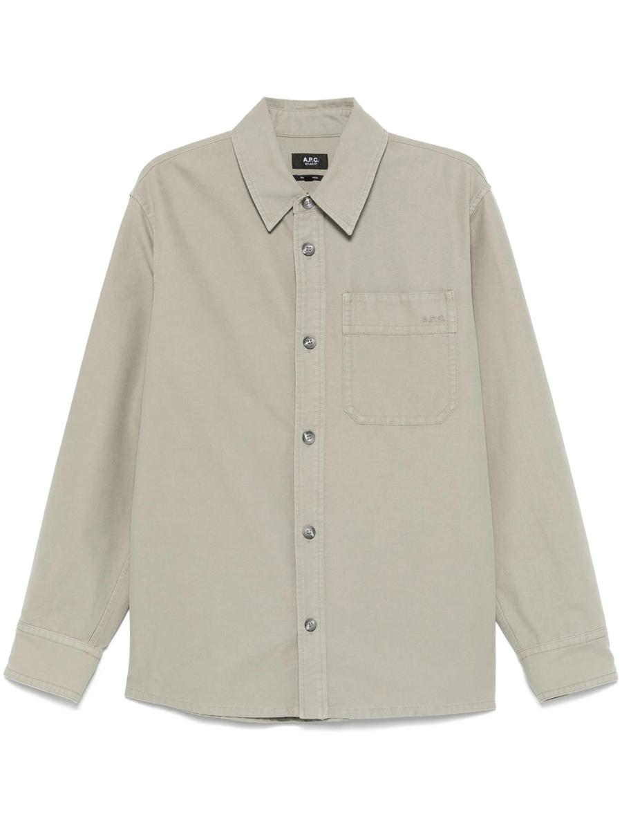 A.P.C. Surchemise Basile Brodee Poitrine Clothing