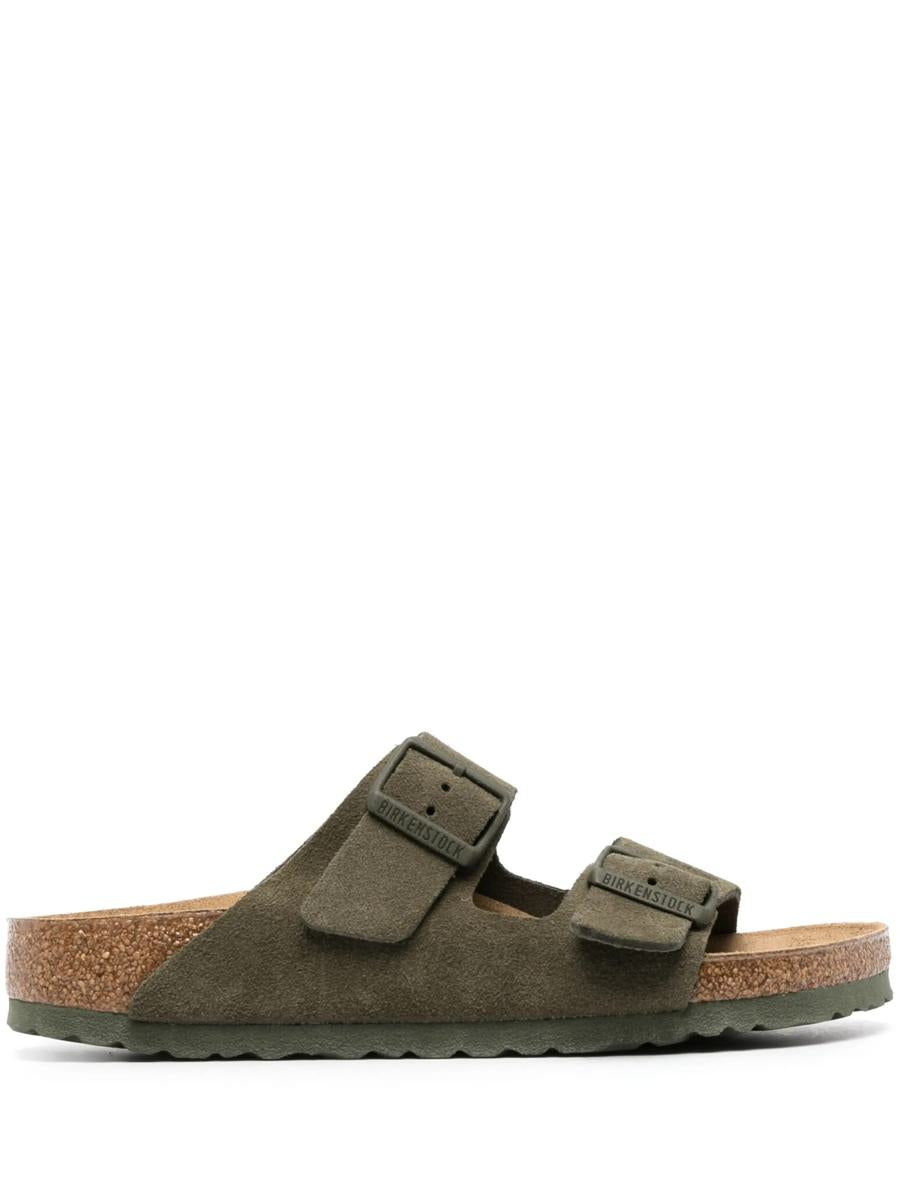 Birkenstock Arizona Thyme, Suede Leather Shoes