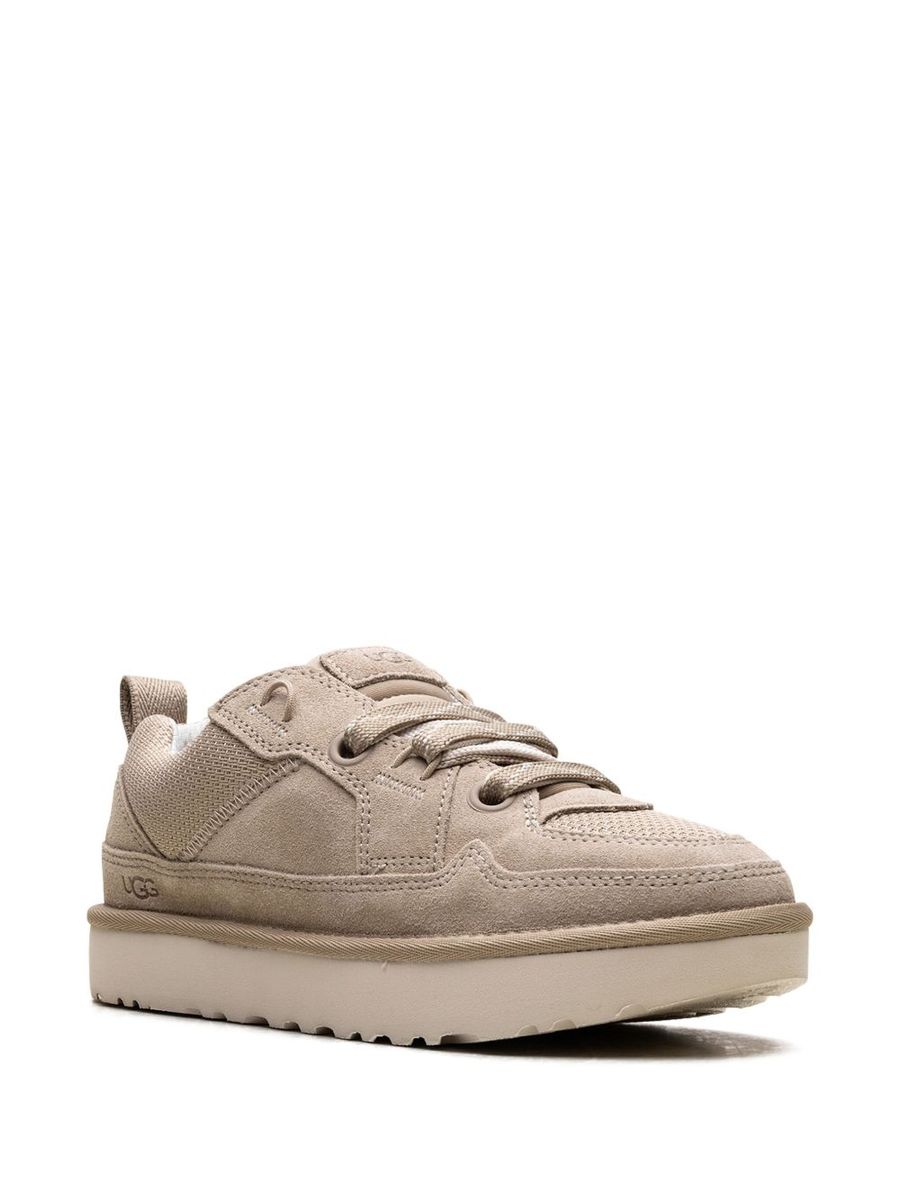 Ugg 'Lowlel' Beige Suede Sneakers