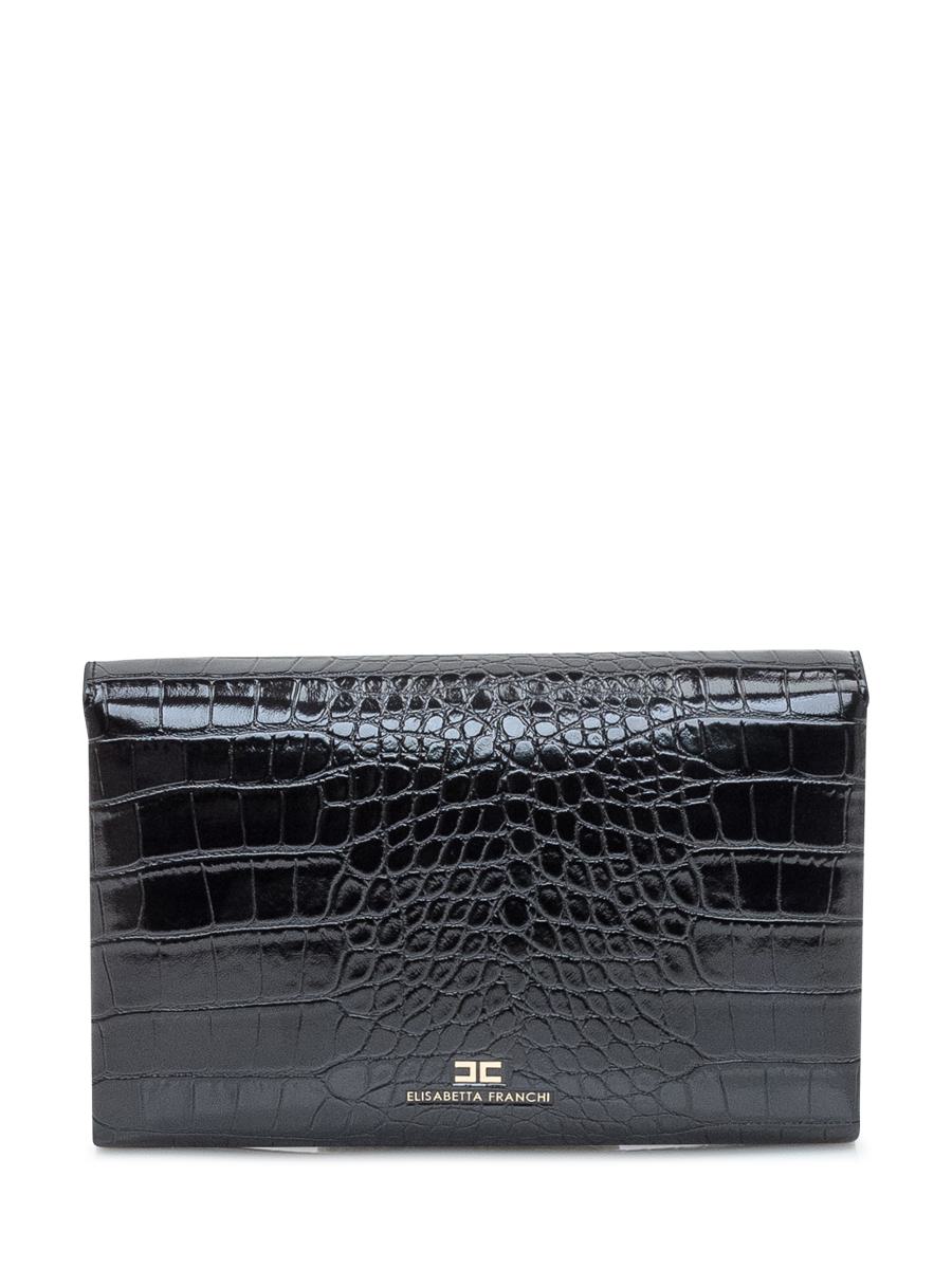 Elisabetta Franchi Elisabetta Franchi Clutch Bag Crocodile Effect