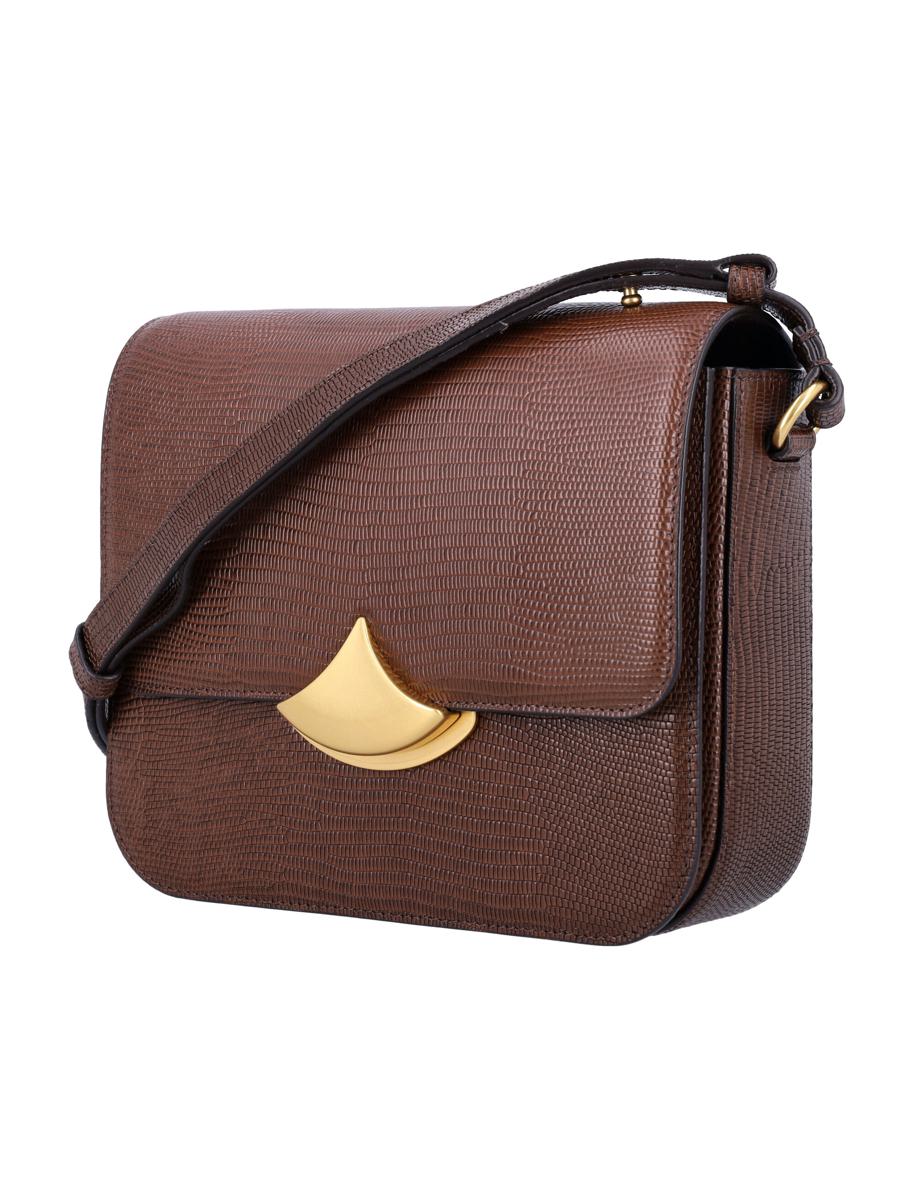 Sessun Sessùn Diviluz Lizard-Print Leather Box Bag