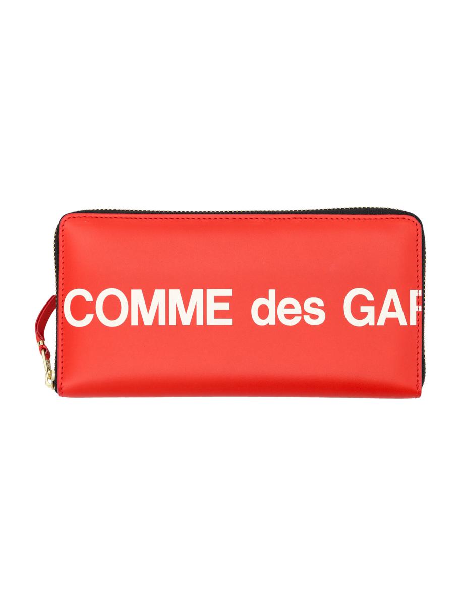Comme Des Garçons Hugo Logo Zip Wallet