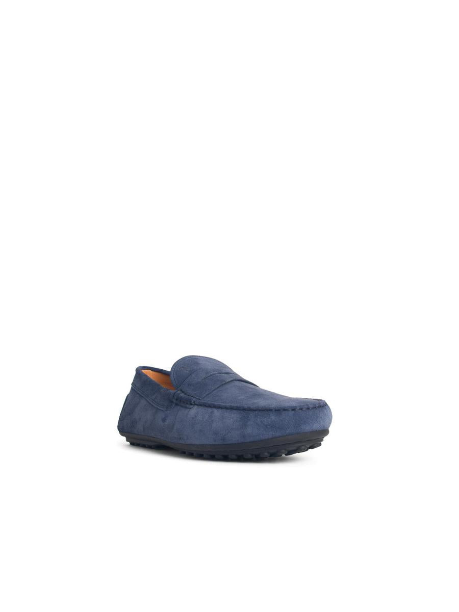 Tod'S Blue Suede Loafers