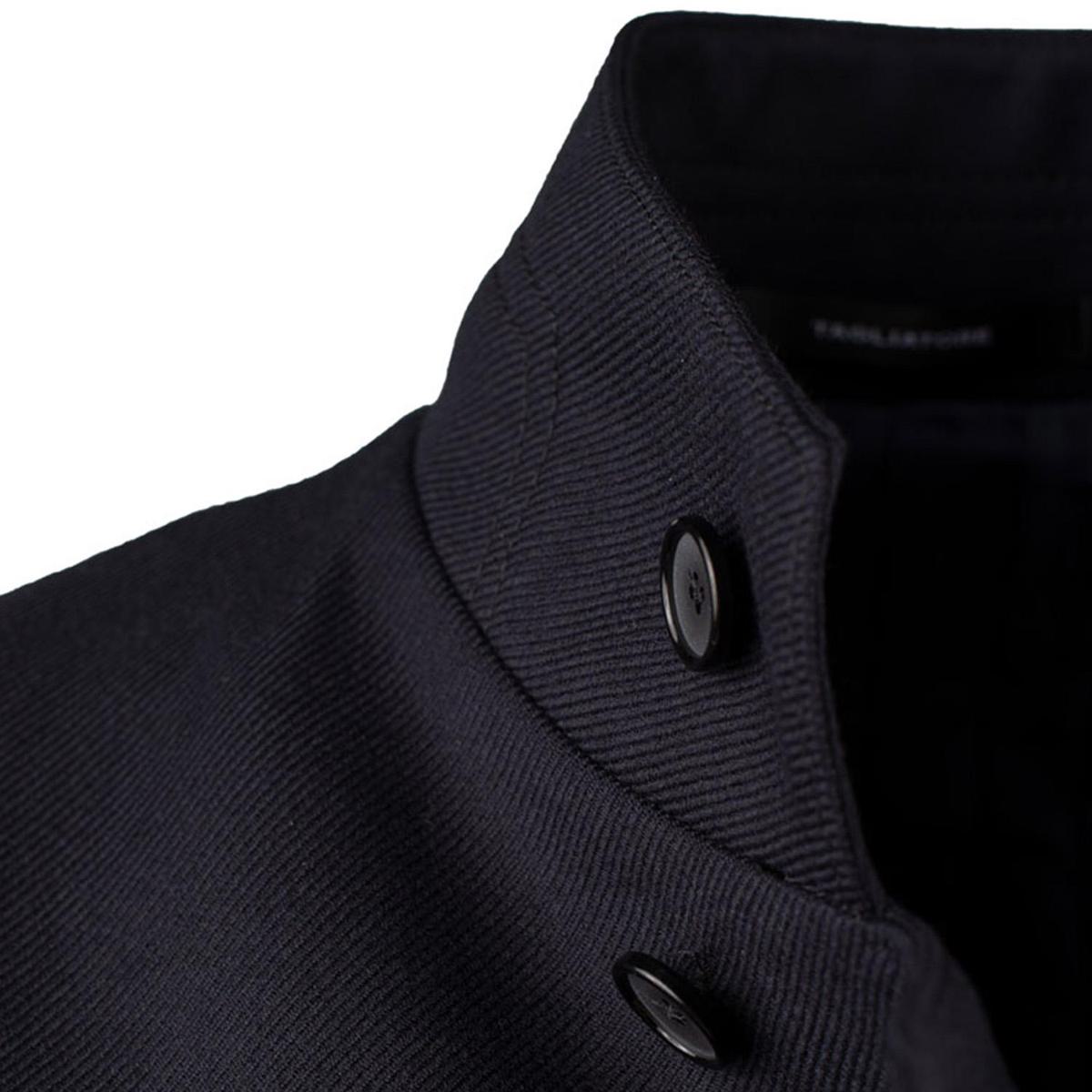 Tagliatore Blue Wool Coat