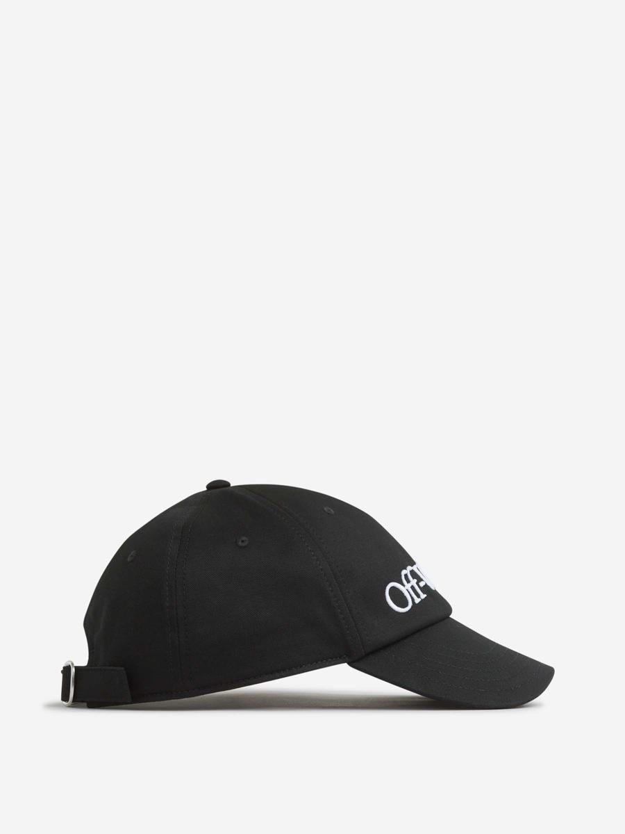 Off-White Embroidered Cotton Cap
