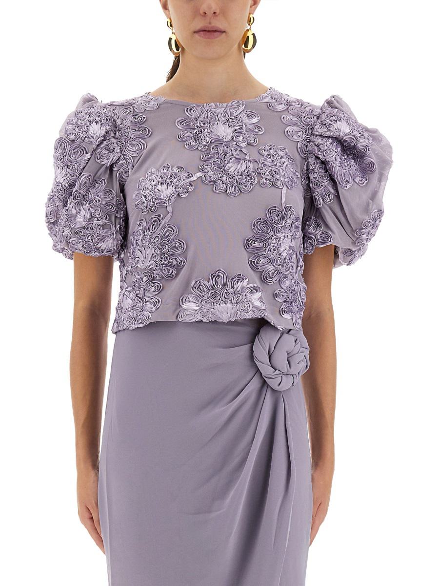 Rotate Birger Christensen 3D Mesh Tops