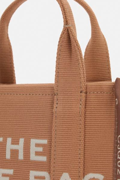 Marc Jacobs 'The Small Tote' Brown Cotton Bag