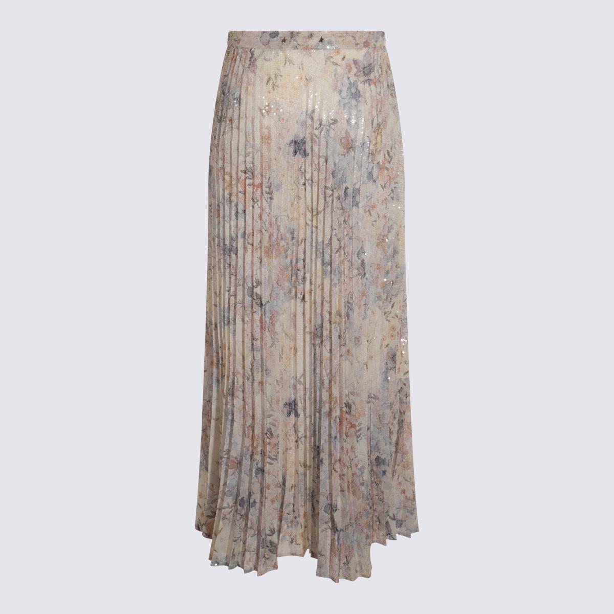 Golden Goose Multicolor Viscose Skirt
