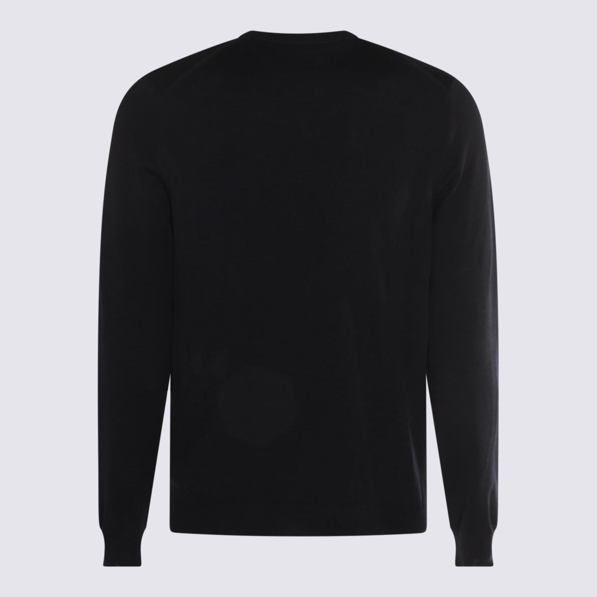 Zanone Dark Blue Wool Knitwear