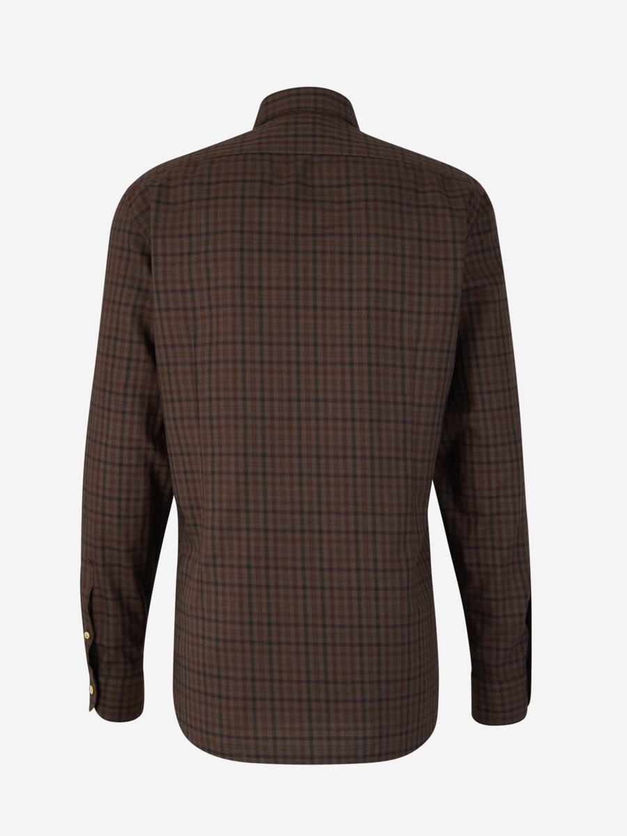 Vincenzo Di Ruggiero Check Motif Shirt