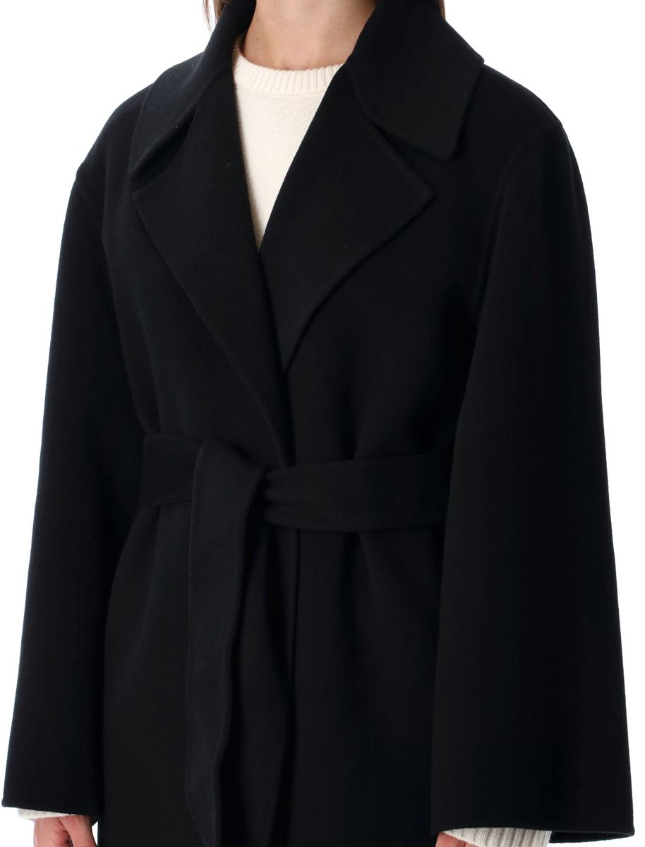 Alberta Ferretti Coat In Double-Face Wool