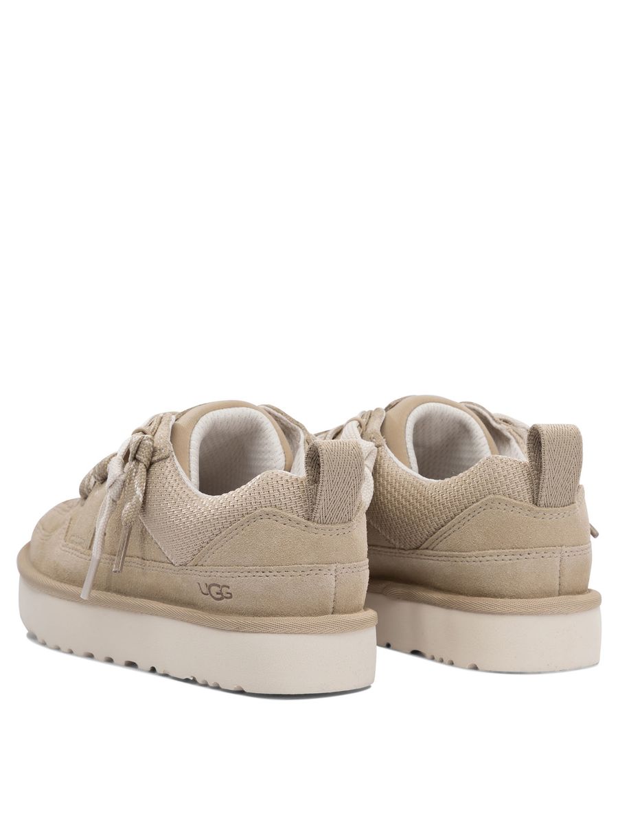 Ugg 'Lowlel' Beige Suede Sneakers
