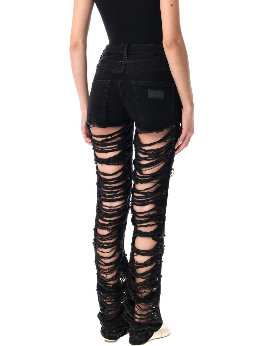 MM6 Maison Margiela Distressed Slim Fit Jeans