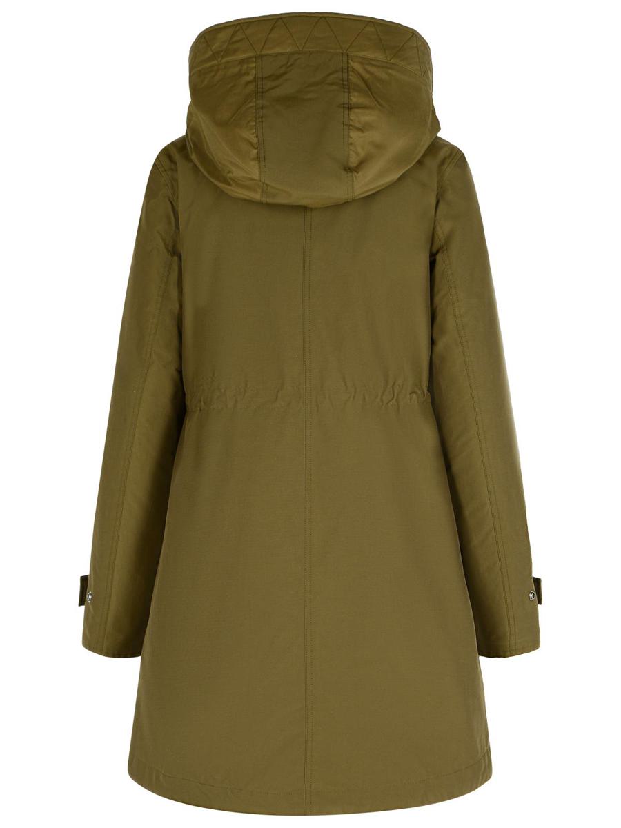 Woolrich 3-In-1 'Authentic' Dark Green Cotton Blend Parka
