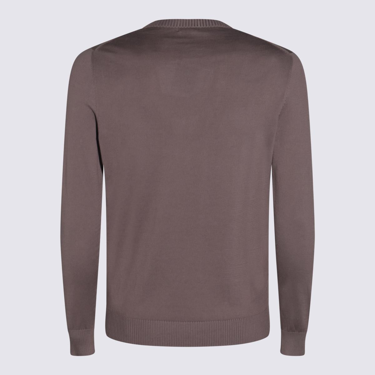 Malo Brown Cotton Knitwear