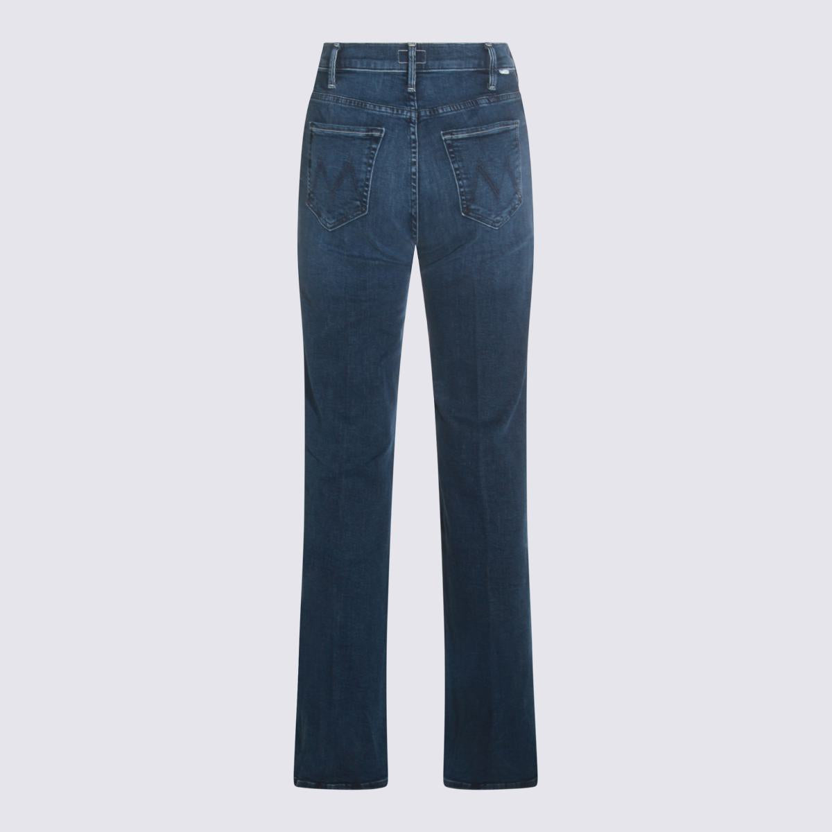 Mother Blue Cotton Jeans