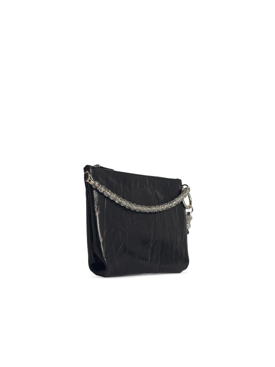 Jimmy Choo 'Callie' Black Leather Bag
