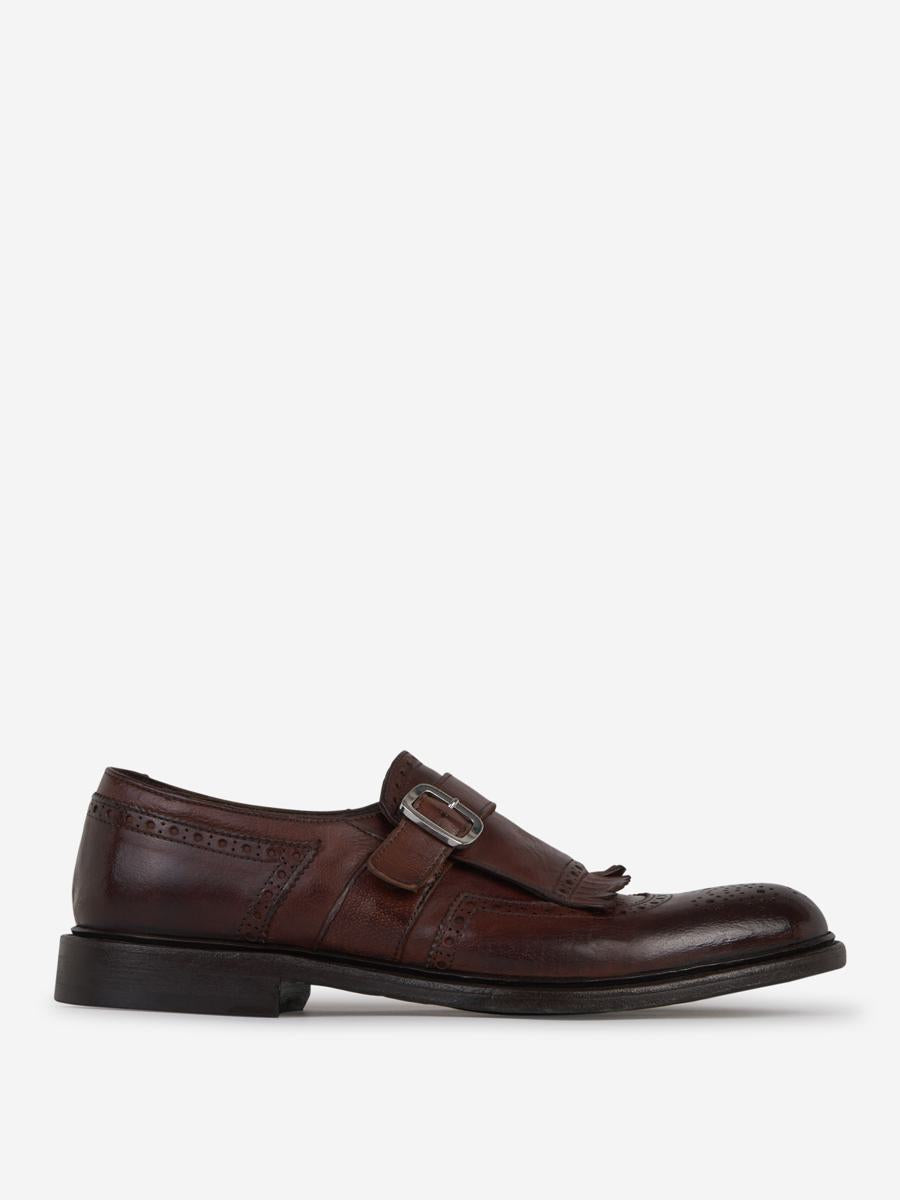Green George Buckle Shoes