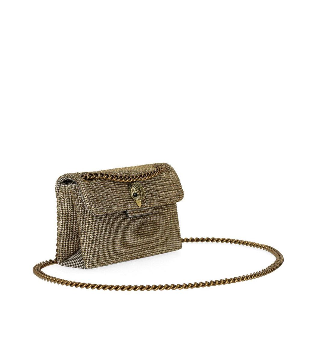 Kurt Geiger London Kensington Mini Gold Crossbody Bag