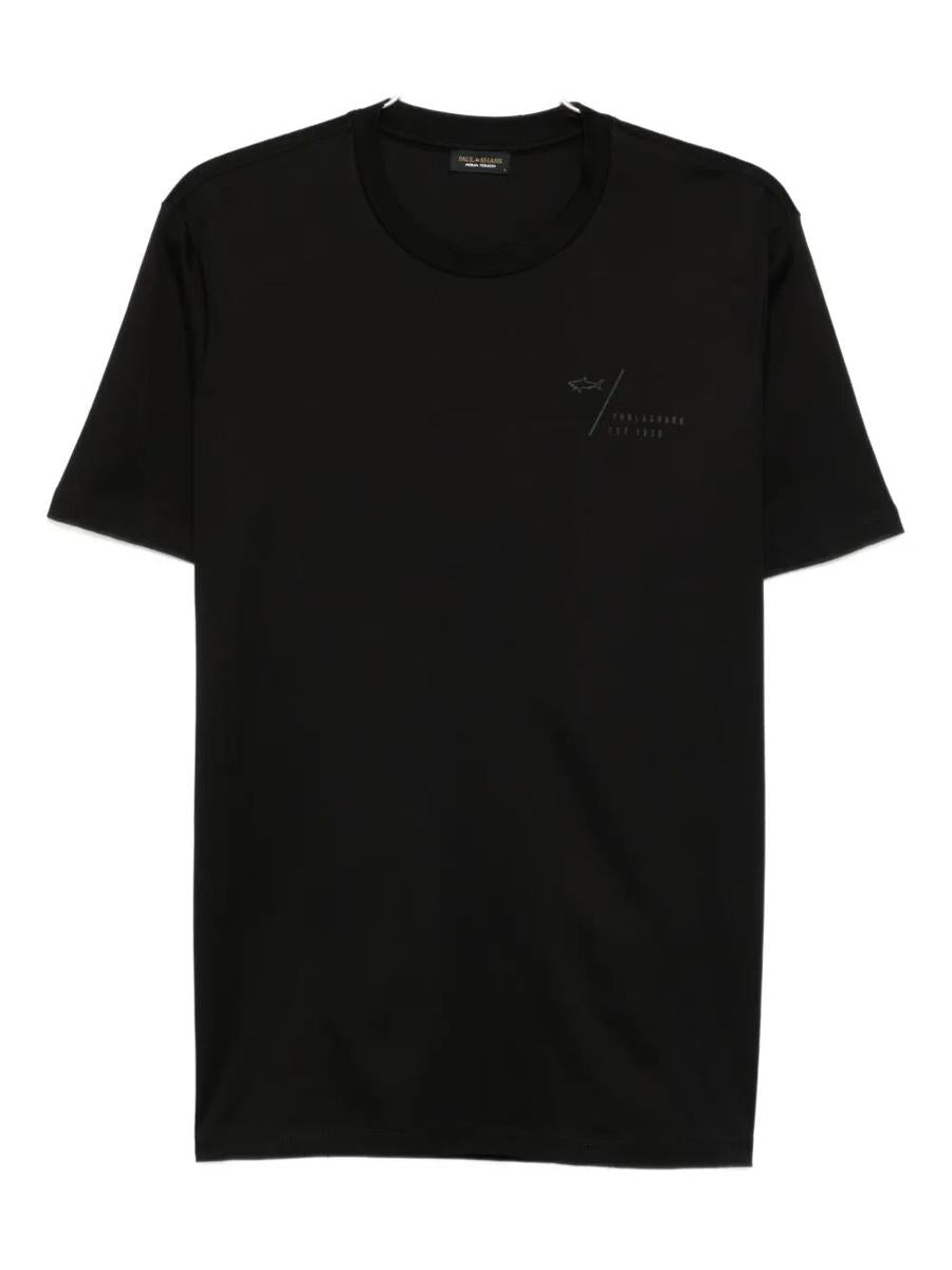Paul & Shark Back-Print Cotton T-Shirt Clothing