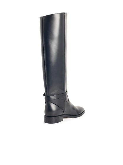 Jimmy Choo 'Lawton Kb' Black Leather Boots