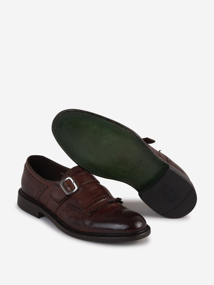 Green George Buckle Shoes