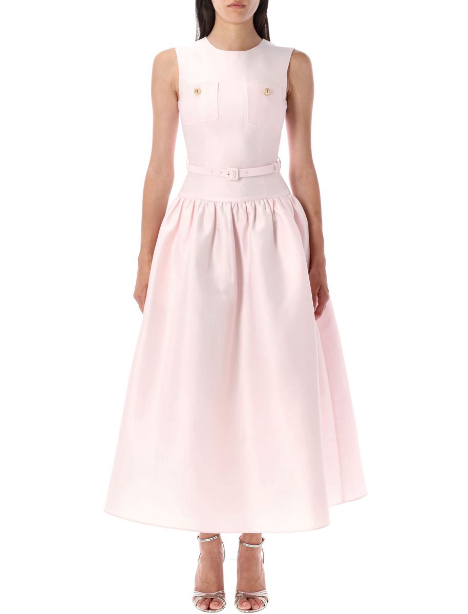 Self-Portrait Taffeta Midi Dress