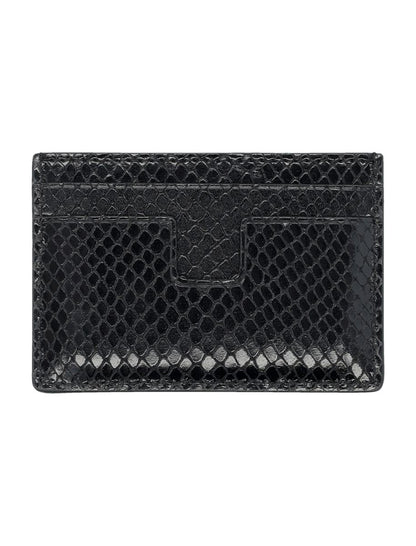 Tom Ford Printed Python Cardholder