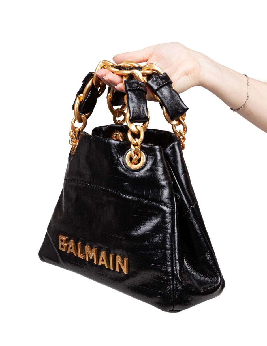 Balmain 1945 Soft Small Calfskin Bag