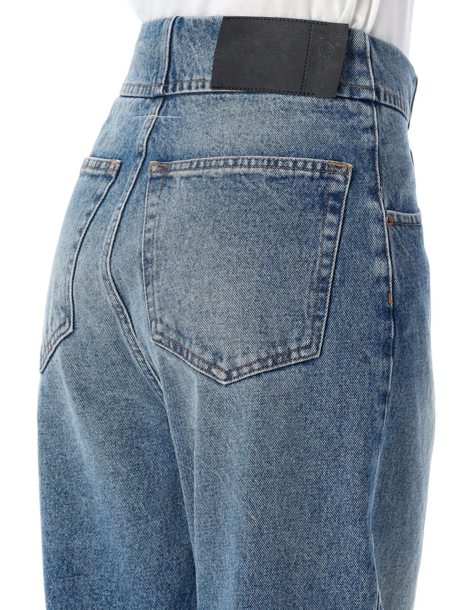 MM6 Maison Margiela Straight Leg Cropped Jeans