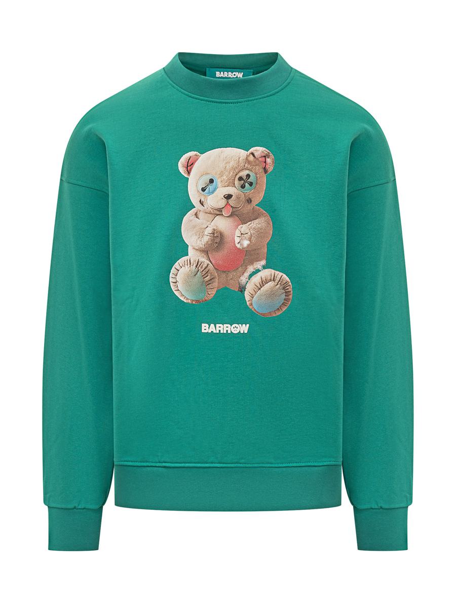 Barrow Green Sweatshirt Teddy Barrow