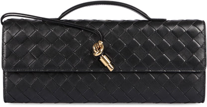 Bottega Veneta Andiamo Leather Clutch