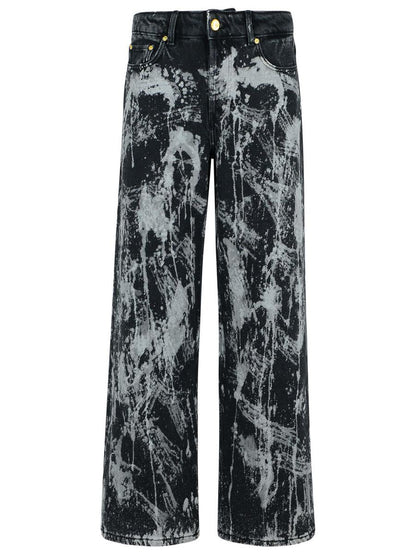 Ganni 'Izey' Black Cotton Jeans