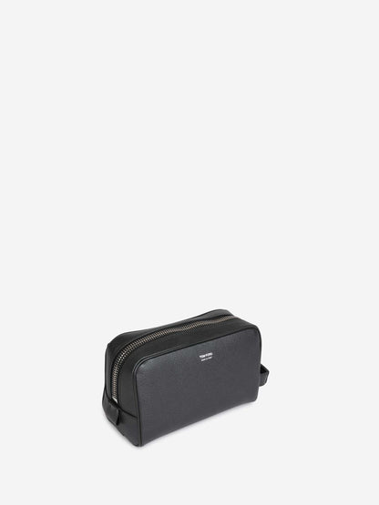 Tom Ford Leather Logo Toiletry Bag
