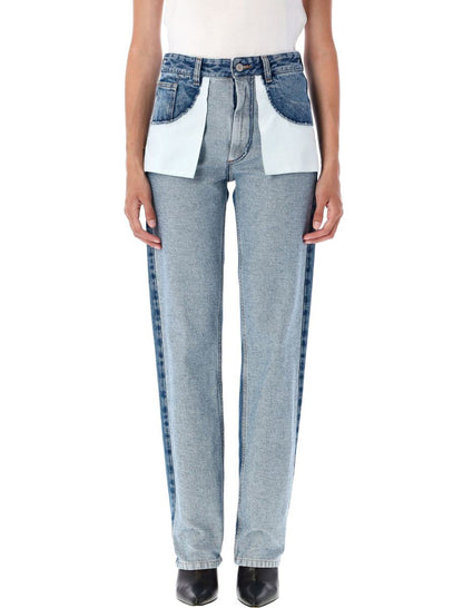 MM6 Maison Margiela Reversed Front Jeans
