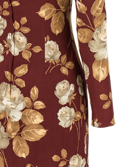 Dolce & Gabbana  Rose Print Dress