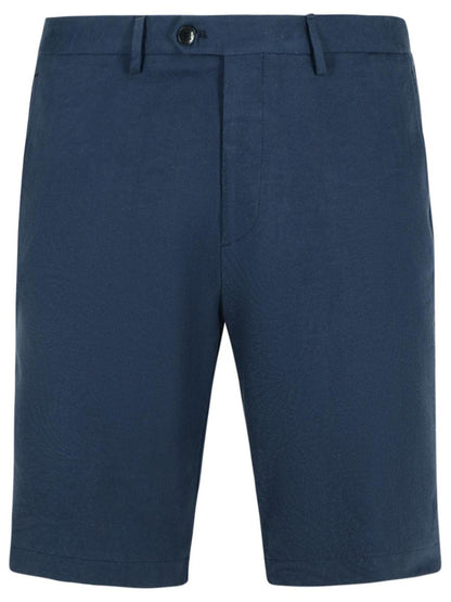 Etro 'Roma' Blue Cotton Bermuda Shorts