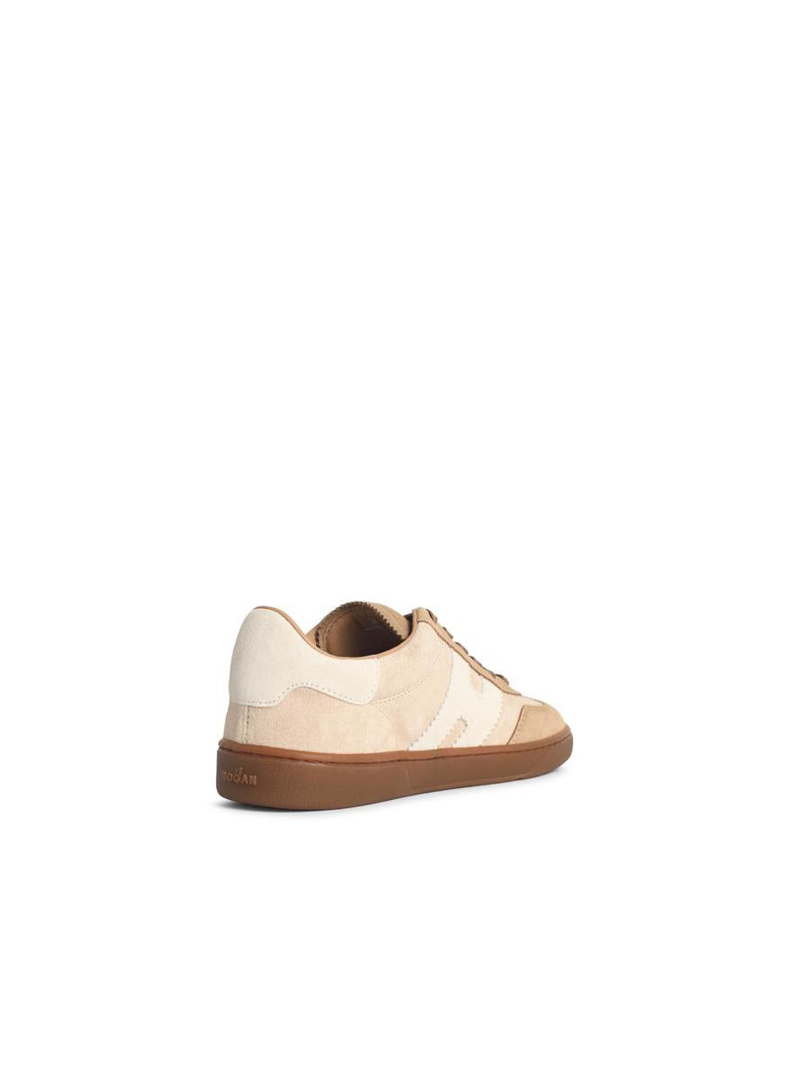 Hogan 'Cool' Beige Suede Sneakers