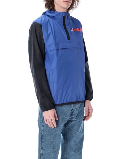 Comme Des Garçons Play Bicolor Waterproof Hooded Jacket