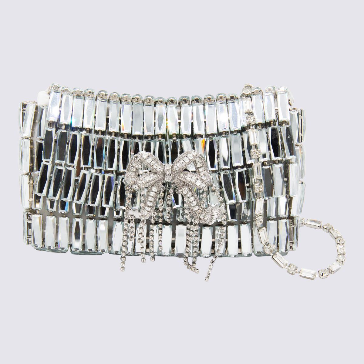 Self-Portrait Silver Glass Bag