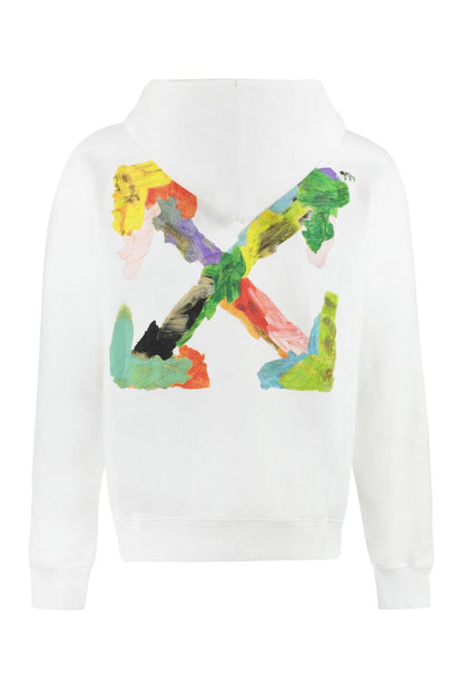 Off-White Cotton Hoodie
