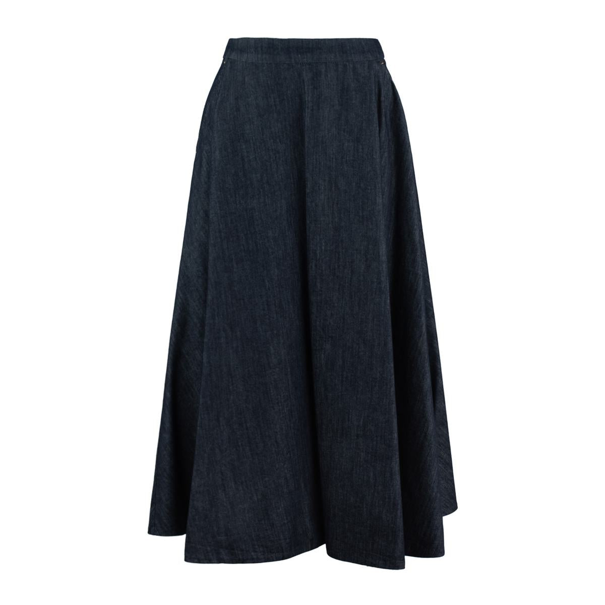 Max Mara Denim Flared Skirt