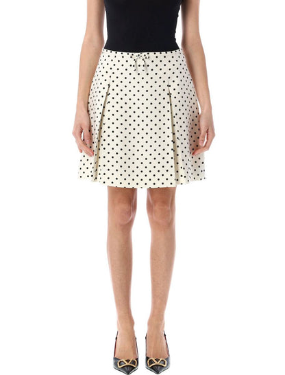 Valentino Garavani Polka Dot Mini Skirt