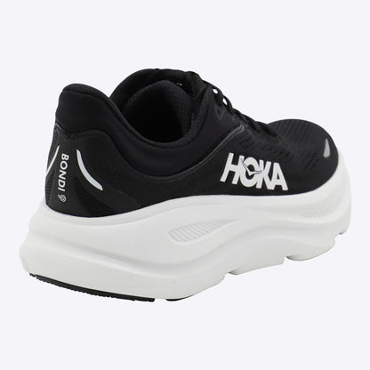 Hoka Black And White Bondi 9 Sneakers
