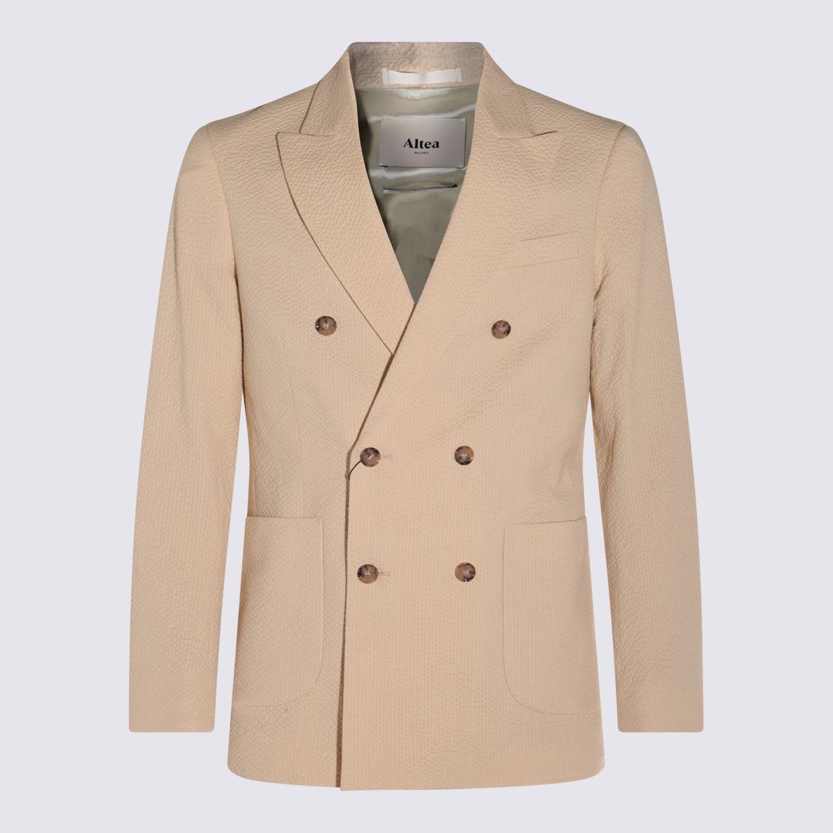 Altea Beige Cotton Blazer