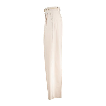 Max Mara Natural Wool Knit Pants