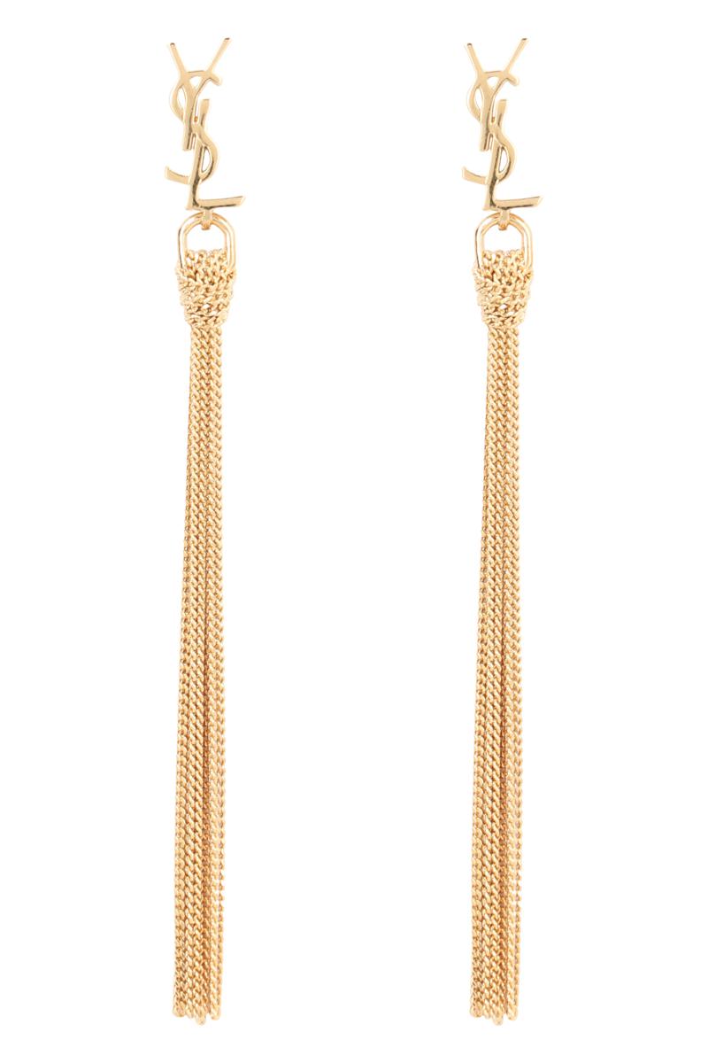 Saint Laurent Cassandre Pendant Earrings