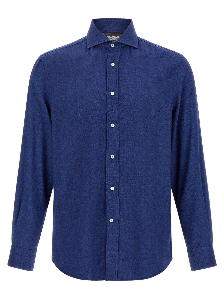 Brunello Cucinelli Herringbone Shirt