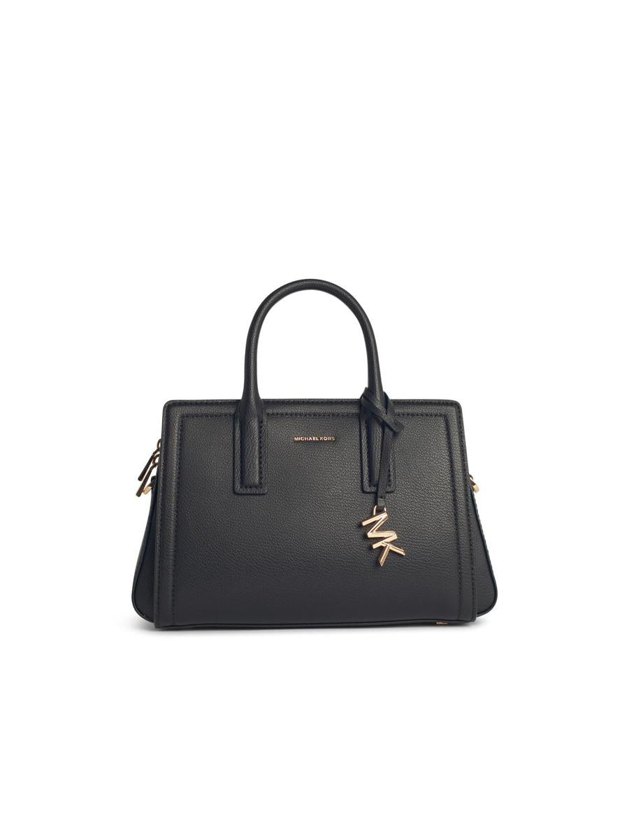 Michael Kors Small 'Laila' Black Leather Bag