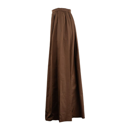 Max Mara Silk Taffeta Long Skirt
